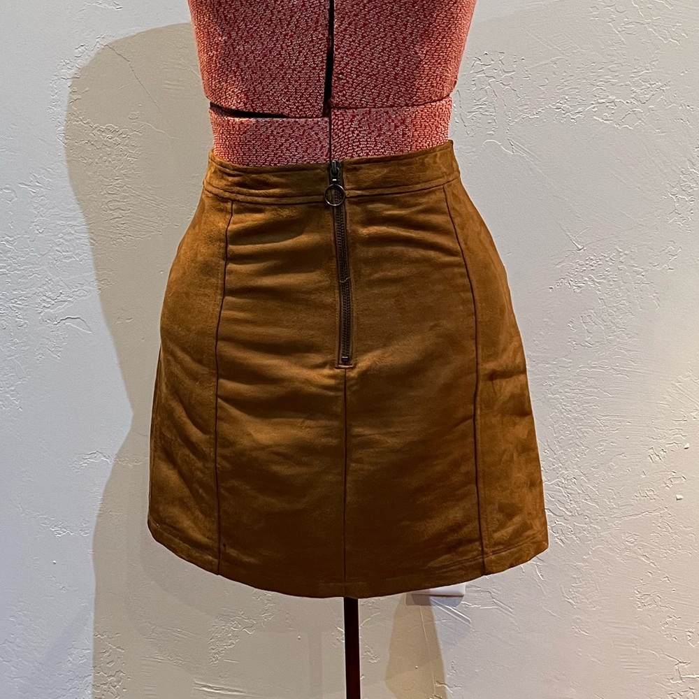 Brown Mini Skirt
